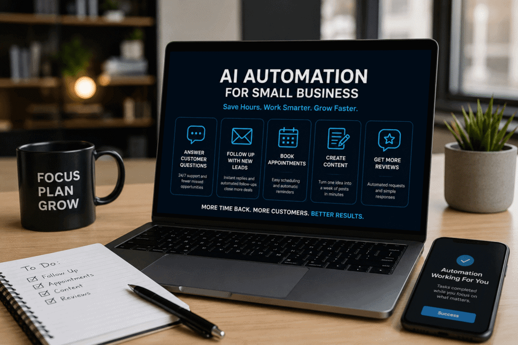 AI Automation for Small Business: How To Save Hours Every Week _ Cen-Tex Marketing