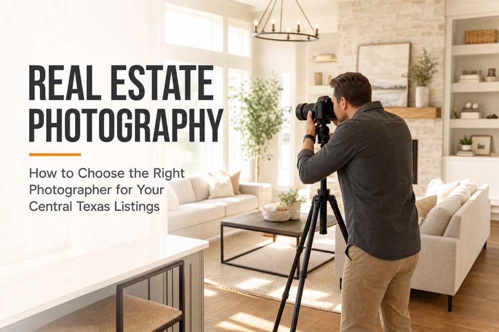 How to Choose the Right Real Estate Photographer for Your Central Texas Listings
